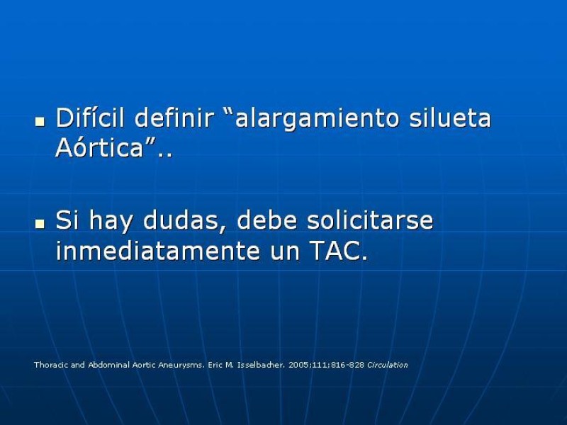 Diapositiva 21 de Aneurisma aórtico toracoabdominal (AATA)