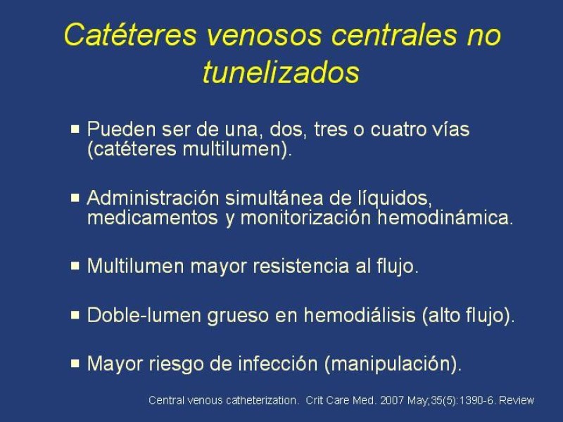 Diapositiva 6 de Accesos venosos centrales