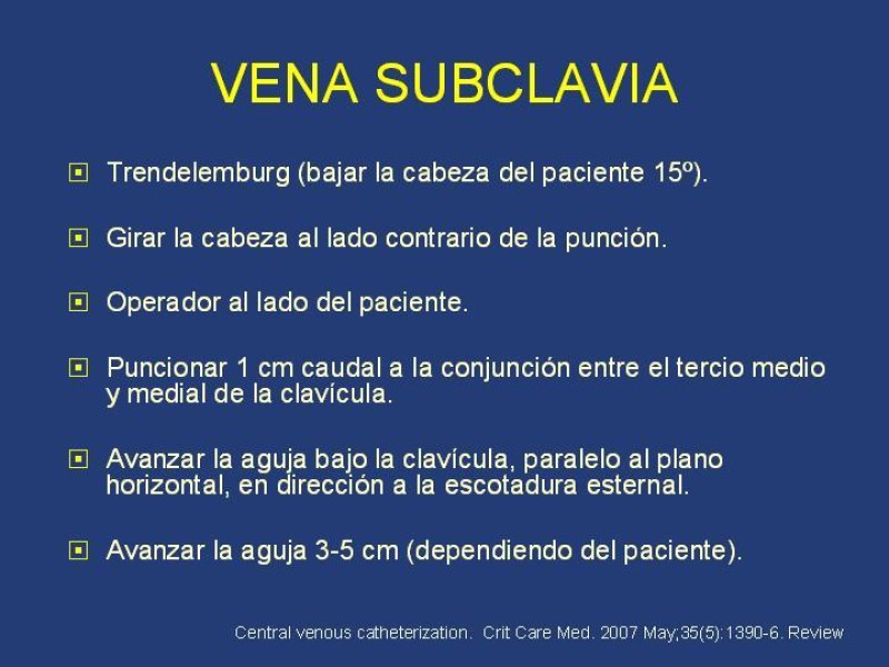 Diapositiva 11 de Accesos venosos centrales