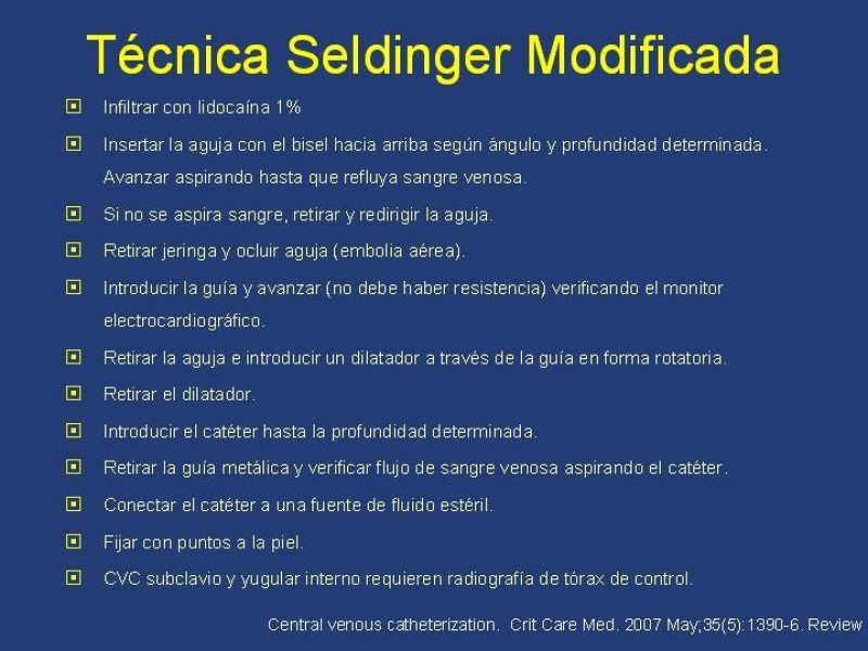 Diapositiva 9 de Accesos venosos centrales
