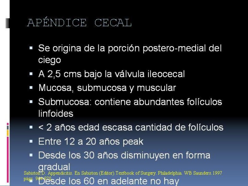 Diapositiva 1 de Apendicitis aguda