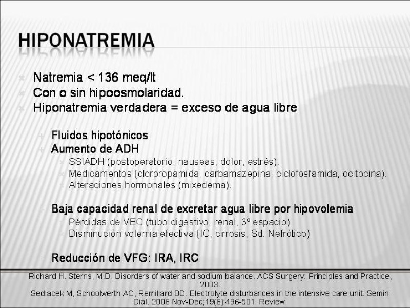 Diapositiva 14 de Manejo Hidroelectrolítico