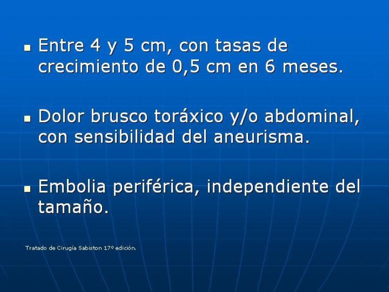 Diapositiva 45 de Aneurisma aórtico toracoabdominal (AATA)