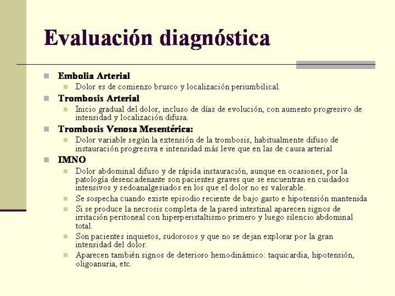 Diapositiva 11 de Isquemia Mesentérica Aguda