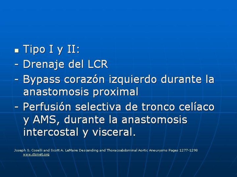 Diapositiva 52 de Aneurisma aórtico toracoabdominal (AATA)