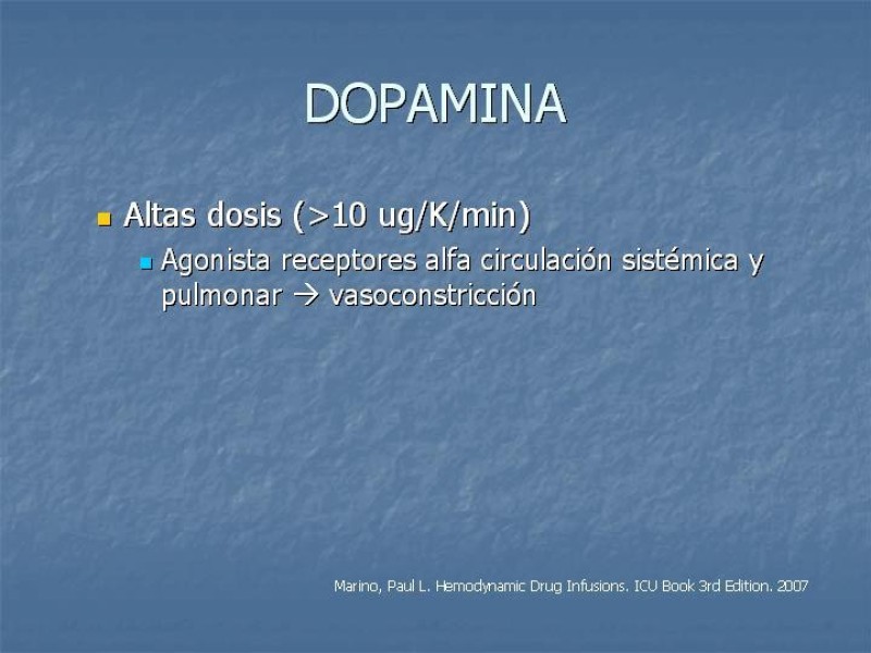Diapositiva 5 de Drogas vasoactivas 