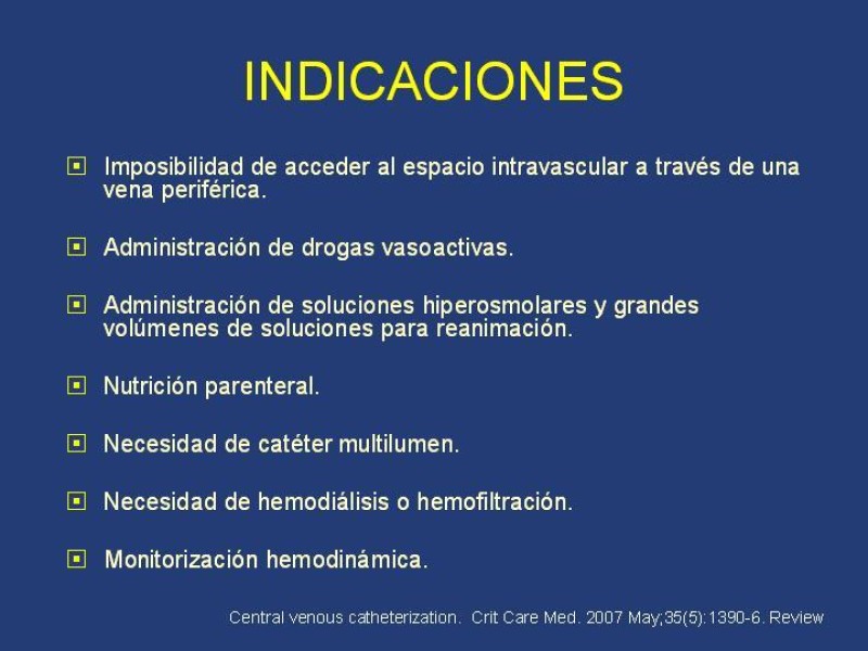 Diapositiva 2 de Accesos venosos centrales