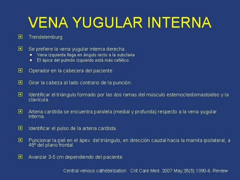 Diapositiva 13 de Accesos venosos centrales