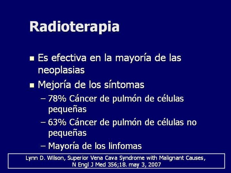 Diapositiva 20 de Síndrome Vena Cava Superior