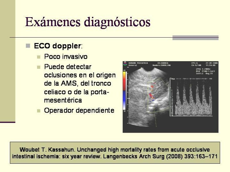 Diapositiva 18 de Isquemia Mesentérica Aguda
