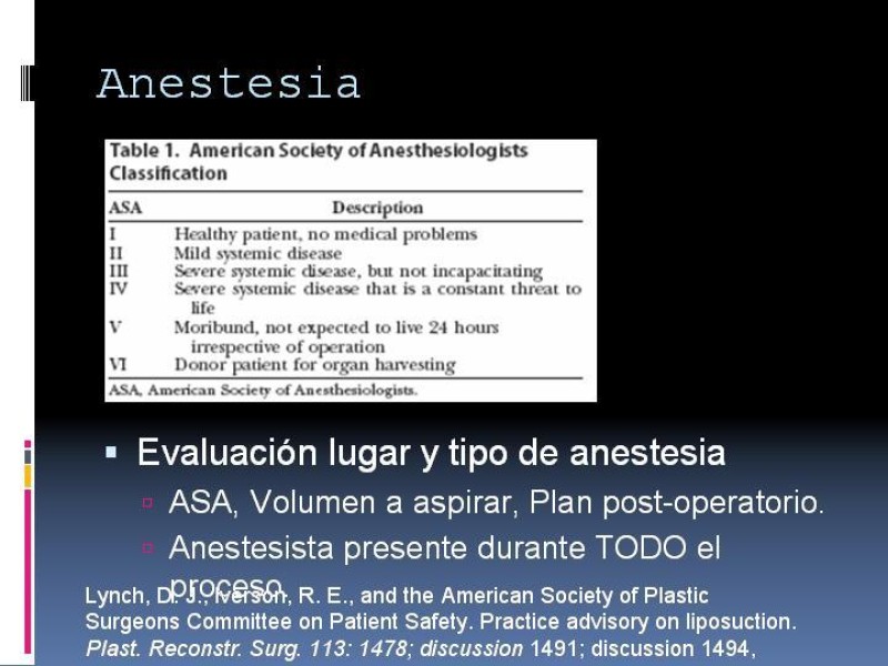 Diapositiva 11 de Liposucción