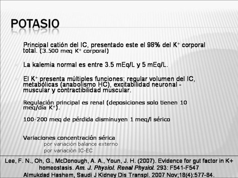 Diapositiva 30 de Manejo Hidroelectrolítico