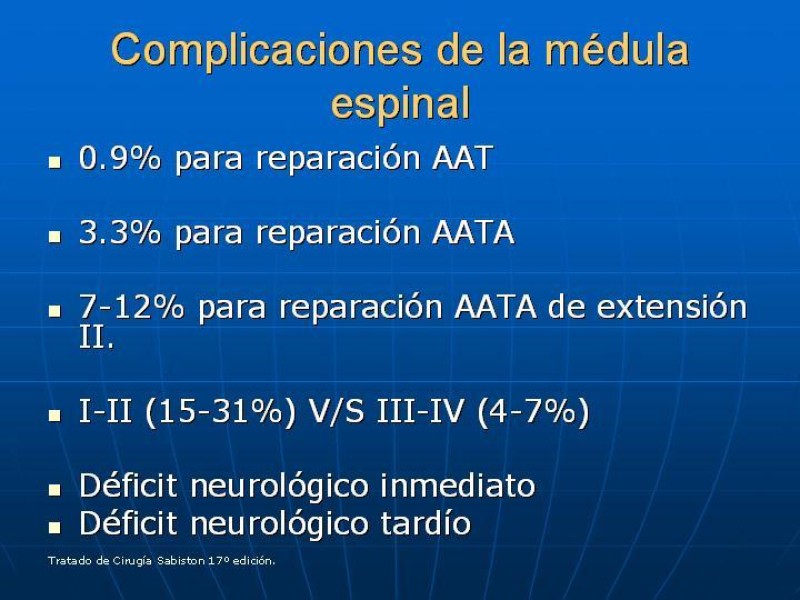 Diapositiva 59 de Aneurisma aórtico toracoabdominal (AATA)