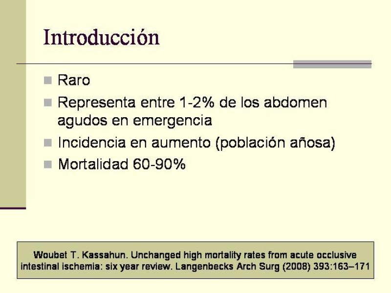 Diapositiva 2 de Isquemia Mesentérica Aguda