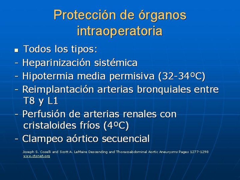 Diapositiva 51 de Aneurisma aórtico toracoabdominal (AATA)