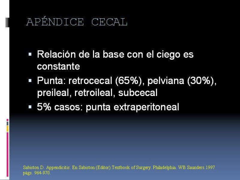 Diapositiva 3 de Apendicitis aguda