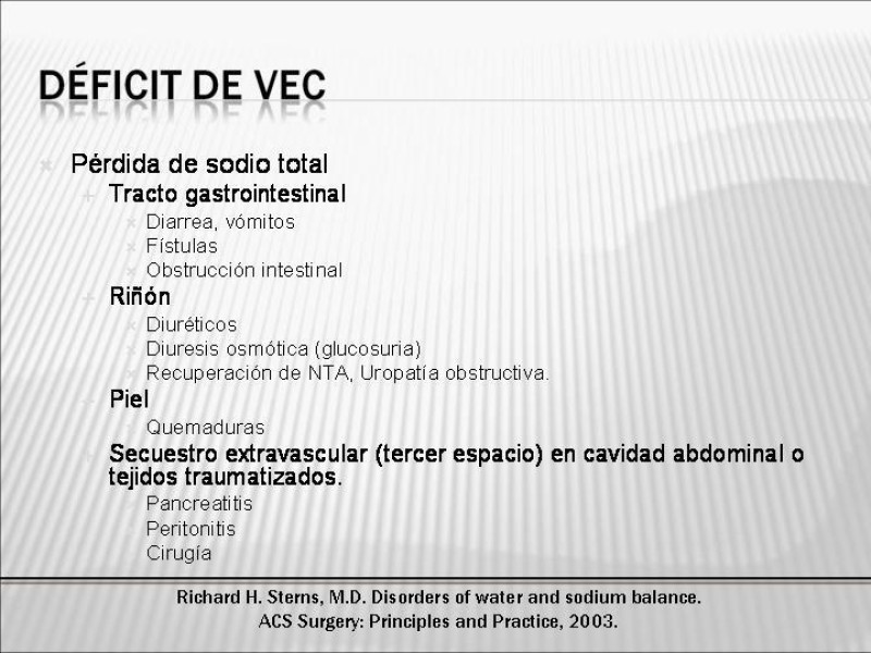 Diapositiva 5 de Manejo Hidroelectrolítico