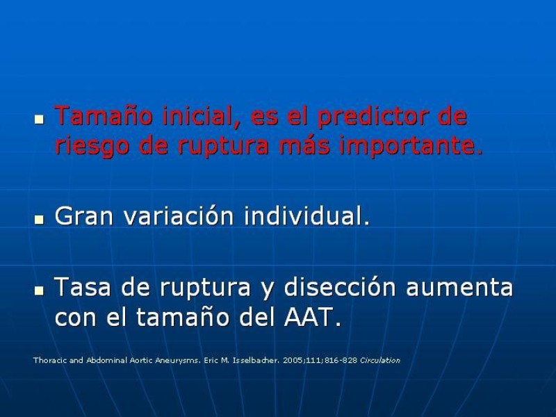 Diapositiva 31 de Aneurisma aórtico toracoabdominal (AATA)