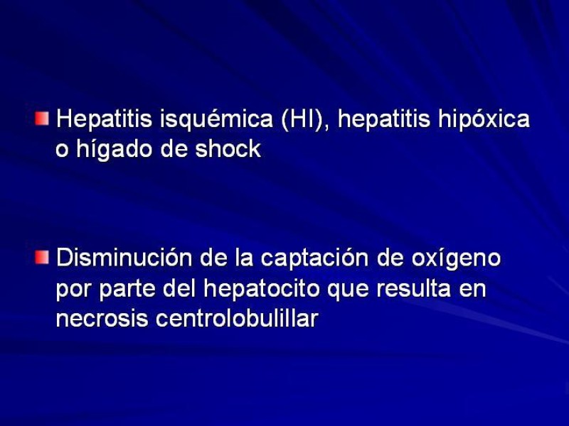 Diapositiva 1 de Hepatitis Isquémica