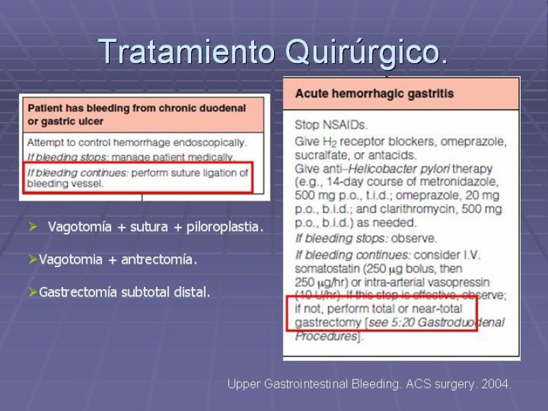 Diapositiva 18 de Tratamiento Quirúrgico HDA