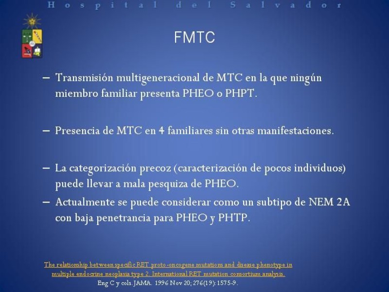 Diapositiva 8 de Cáncer medular de tiroides