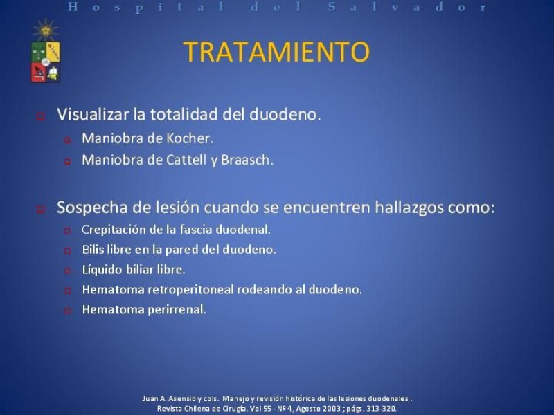 Diapositiva 19 de Trauma Duodenal