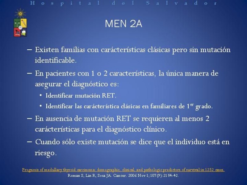 Diapositiva 7 de Cáncer medular de tiroides