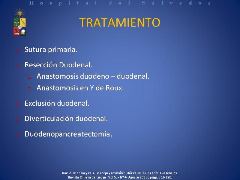 Diapositiva 22 de Trauma Duodenal