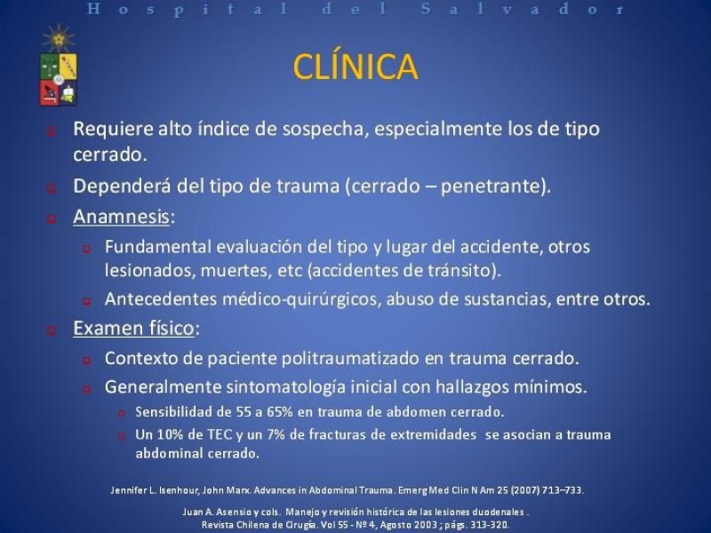 Diapositiva 12 de Trauma Duodenal