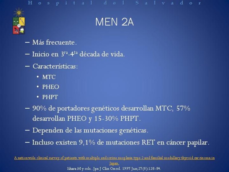 Diapositiva 6 de Cáncer medular de tiroides