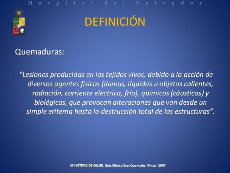 Diapositiva 1 de Gran Quemado
