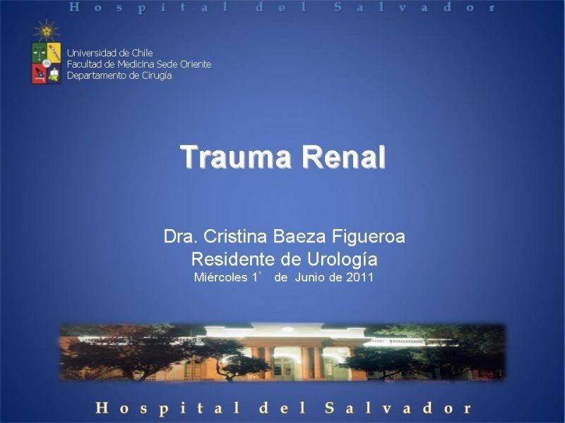 Diapositiva 20 de Trauma Renal
