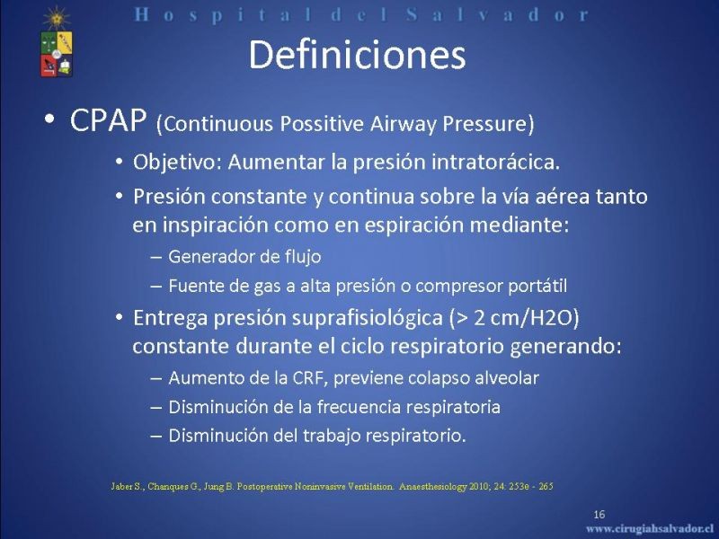 Diapositiva 15 de Ventilación Mecánica no Invasiva