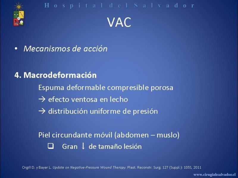 Diapositiva 7 de VAC e injertos dérmicos