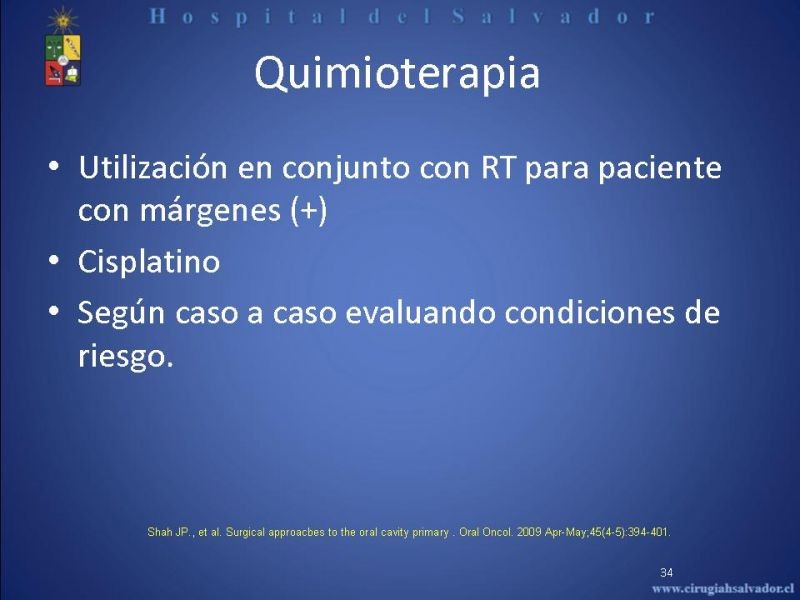 Diapositiva 33 de Cáncer de Lengua
