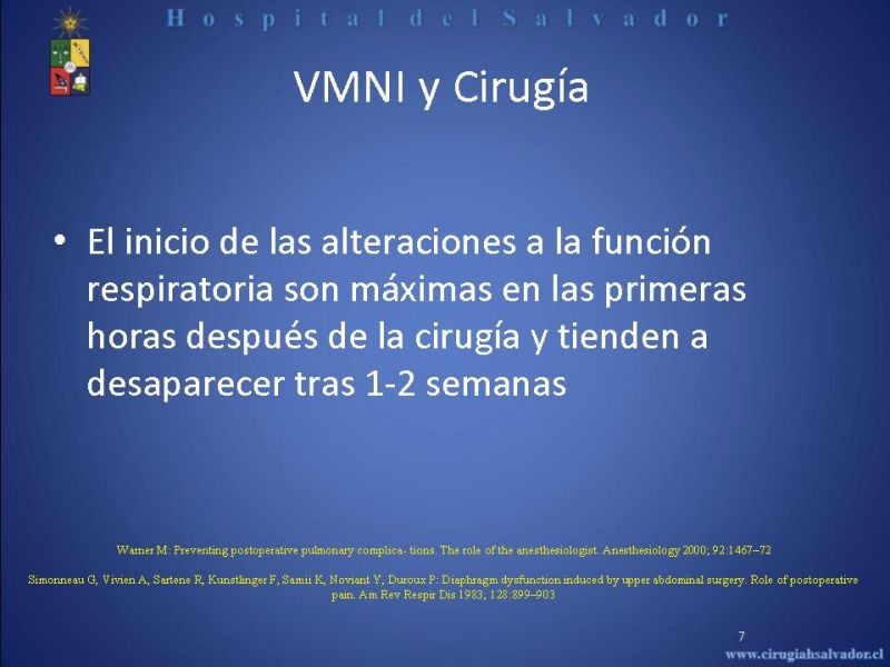 Diapositiva 6 de Ventilación Mecánica no Invasiva