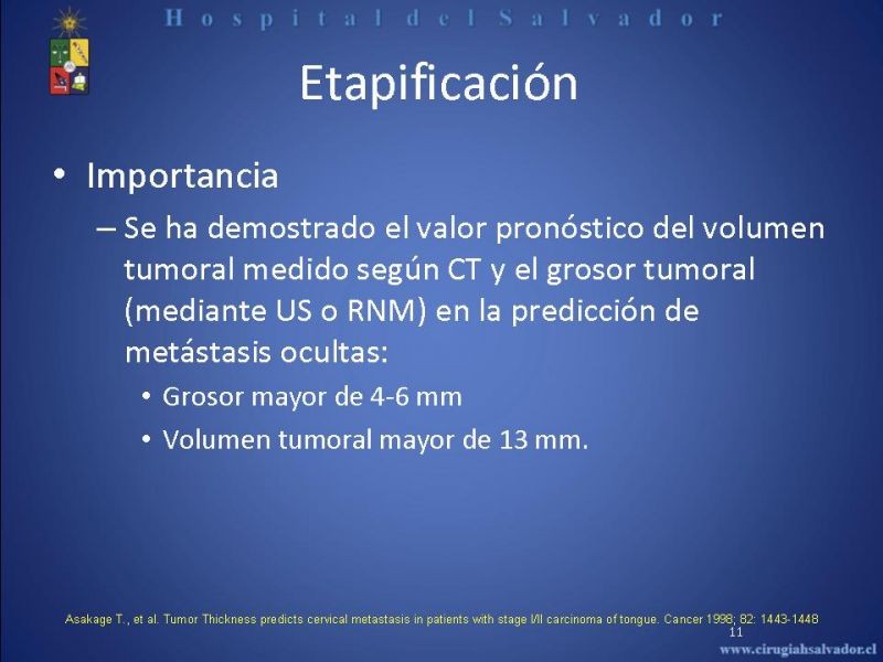 Diapositiva 10 de Cáncer de Lengua