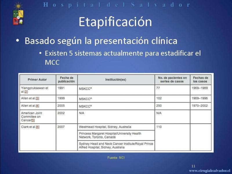 Diapositiva 10 de Carcinoma de Células de Merkel