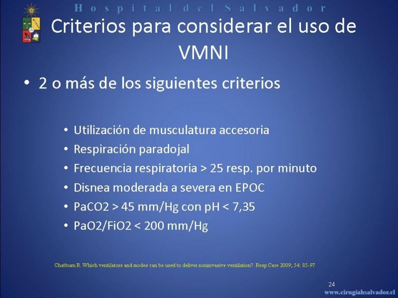 Diapositiva 23 de Ventilación Mecánica no Invasiva