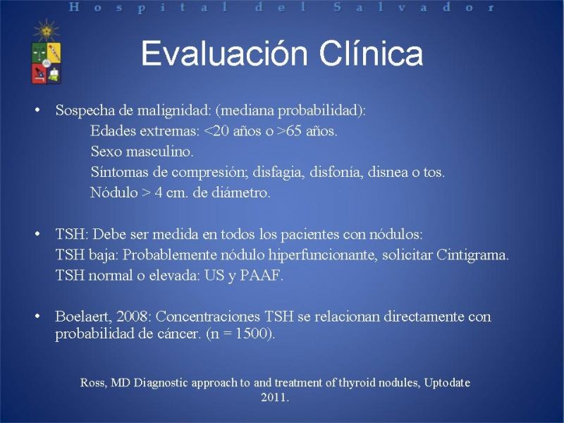 Diapositiva 6 de Enfrentamiento del Nódulo Tiroideo 