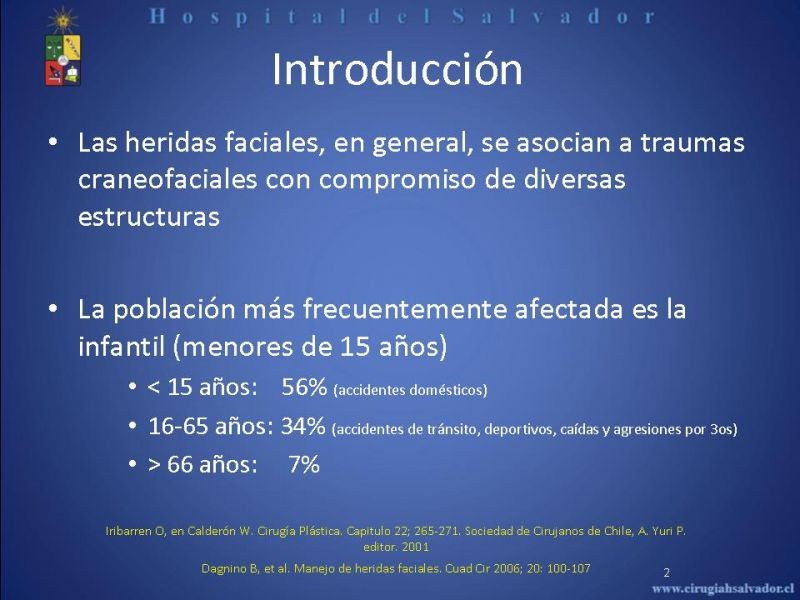 Diapositiva 1 de Evaluación y manejo de lesiones faciales