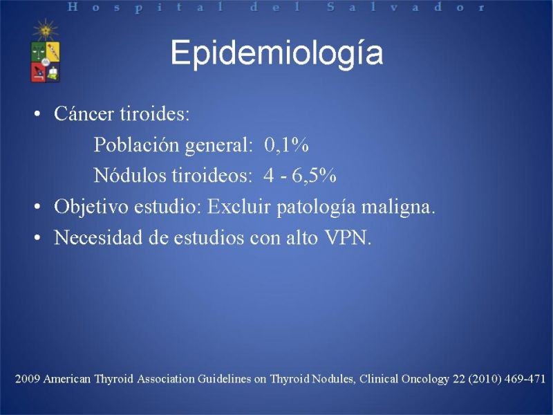 Diapositiva 3 de Enfrentamiento del Nódulo Tiroideo 