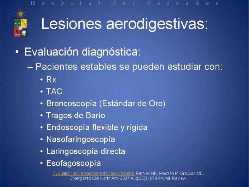 Diapositiva 6 de Lesiones Cervicales Traumáticas