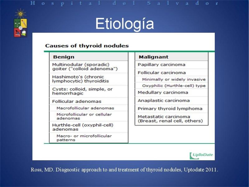 Diapositiva 4 de Enfrentamiento del Nódulo Tiroideo 