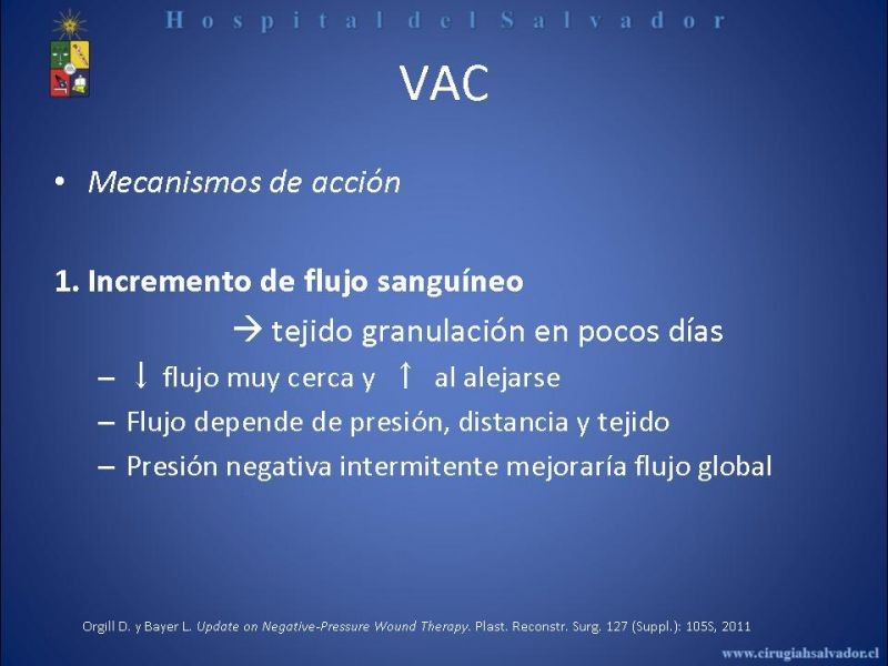 Diapositiva 4 de VAC e injertos dérmicos