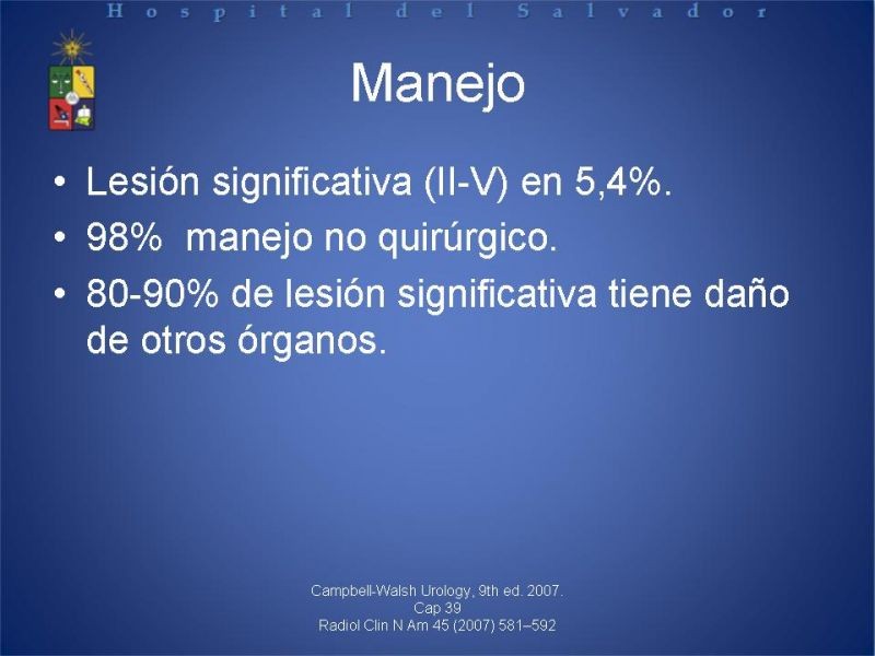 Diapositiva 13 de Trauma Renal