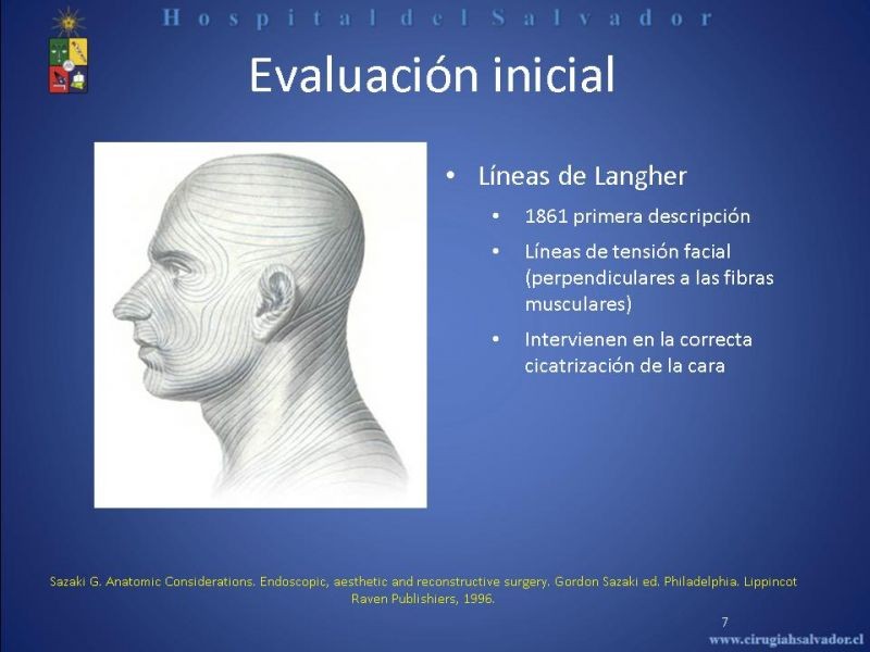 Diapositiva 6 de Evaluación y manejo de lesiones faciales