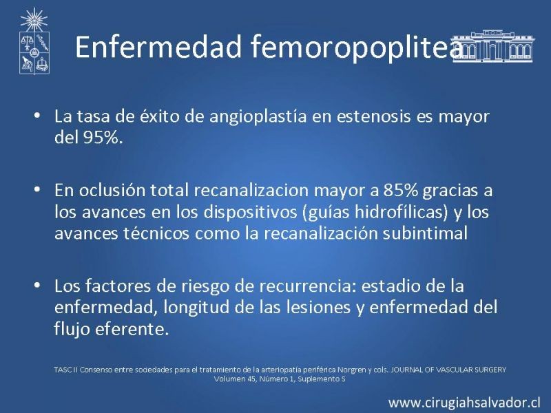 Diapositiva 16 de Tratamiento endovascular de la EAO infrainguinal