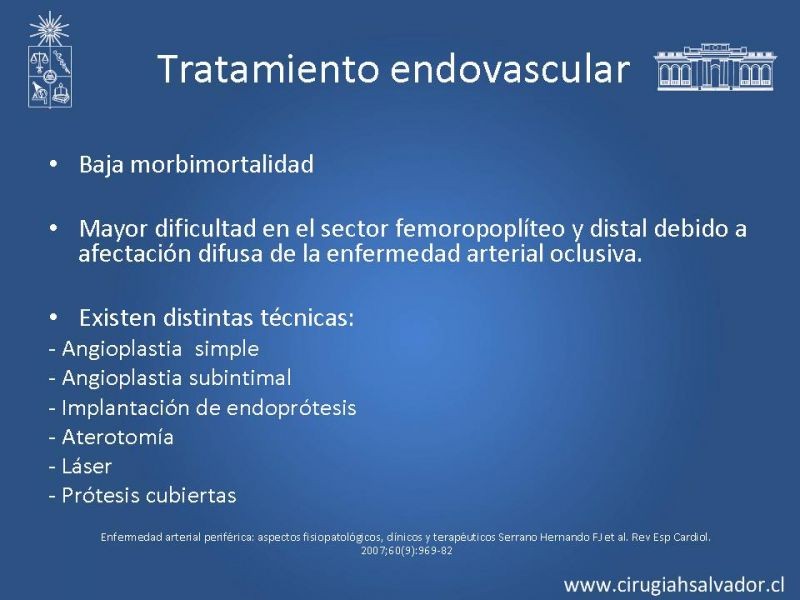 Diapositiva 13 de Tratamiento endovascular de la EAO infrainguinal