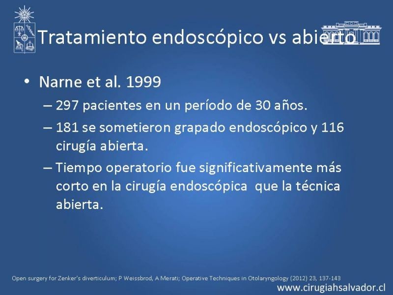 Diapositiva 17 de Tratamiento quirúrgico del divertículo de Zenker